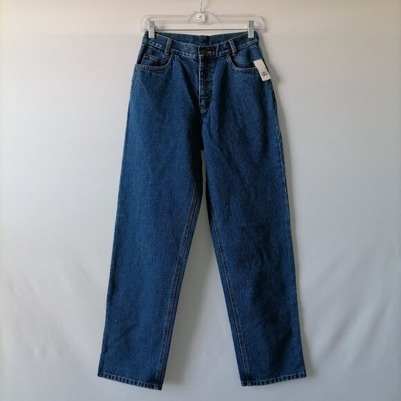 NWT Talbots Girls Denim Blue High Rise Baggy Style Straight Jeans Size 16 - Picture 1 of 6